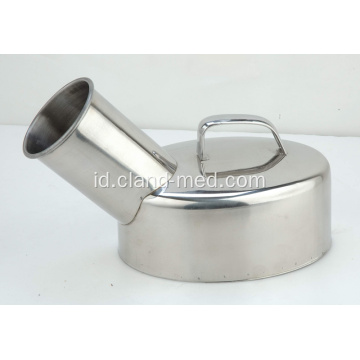 Harga yang baik Medis Stainless Steel Pot Urinoir Laki-laki